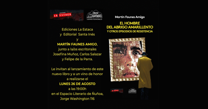 Presentación de novela de Martín Faunes