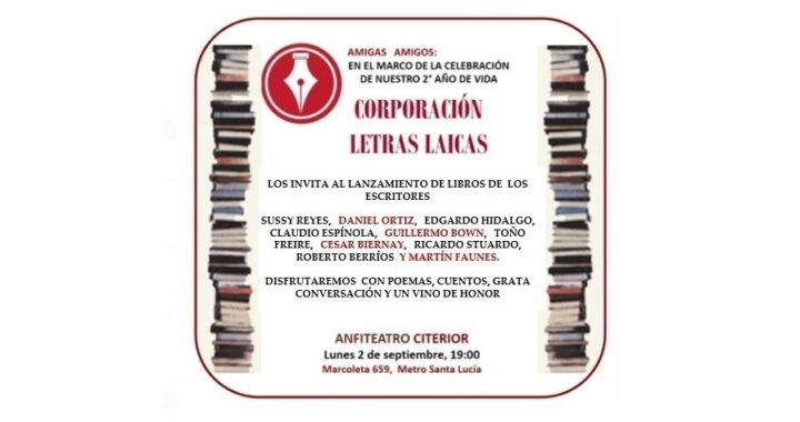 LETRAS LAICAS CELEBRÓ ANIVERSARIO CON PRESENTACIÓN MÚLTIPLE DE LIBROS