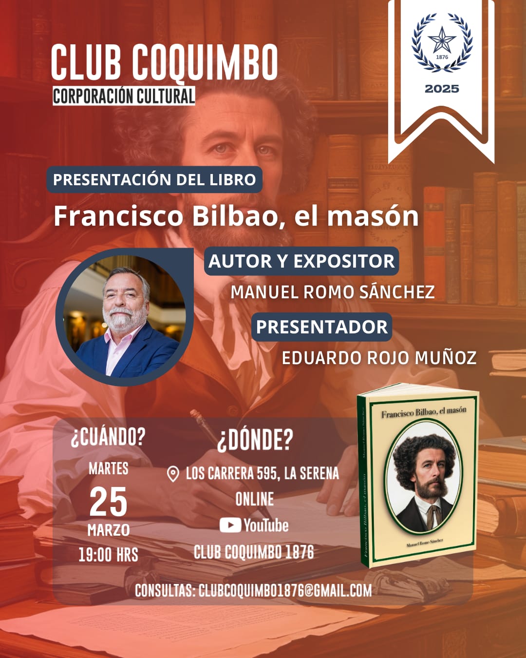 Presentación de "Francisco Bilbao, el masón"