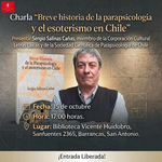 Charla "Breve historia de la parapsicología y el esoterismo en Chile"